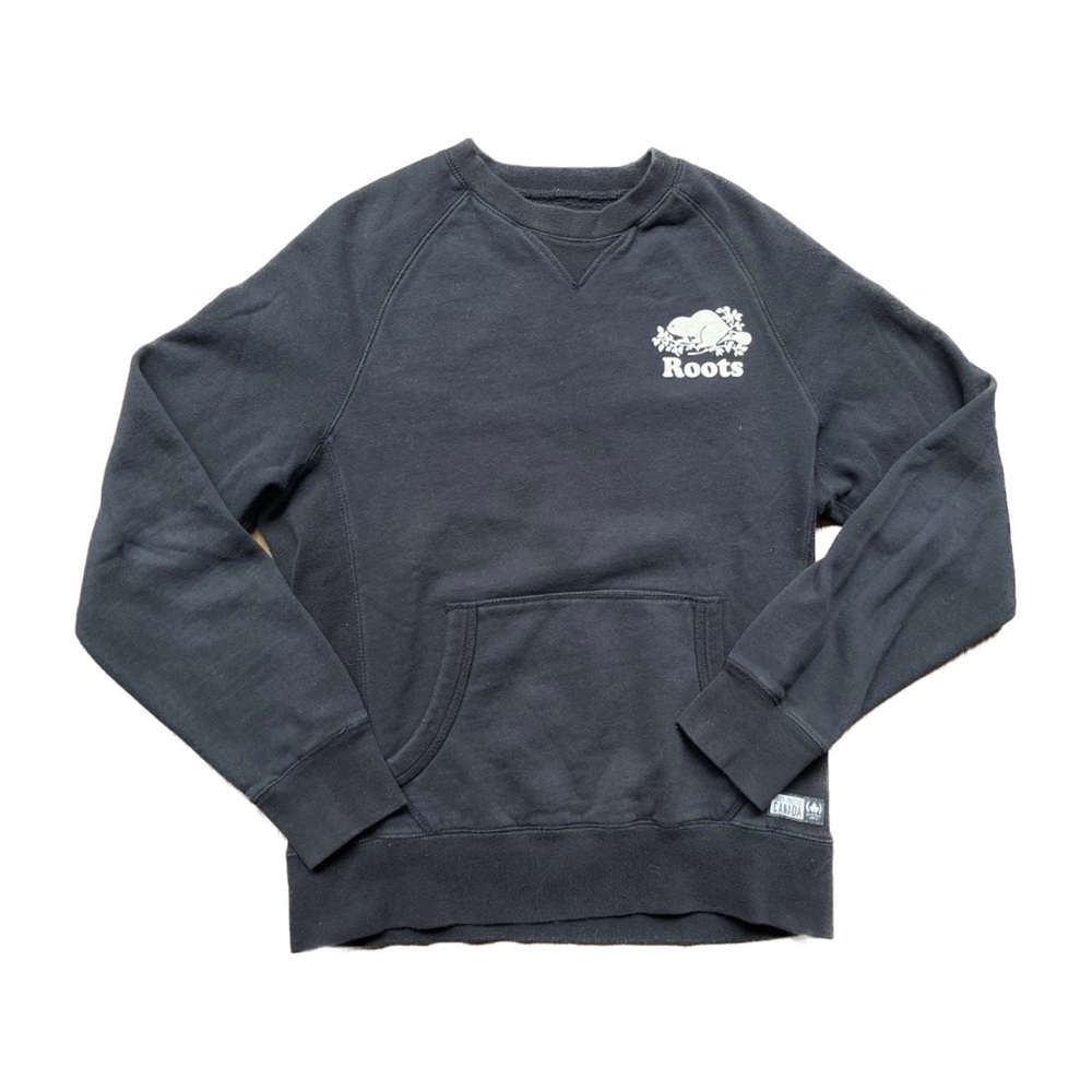 Black Roots Crewneck Sweater